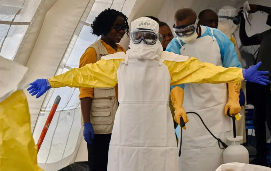 Centre de traitement Ebola en drc, Bunia, Ituri, juin 2026